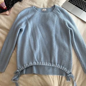 Blue Sweater with ties